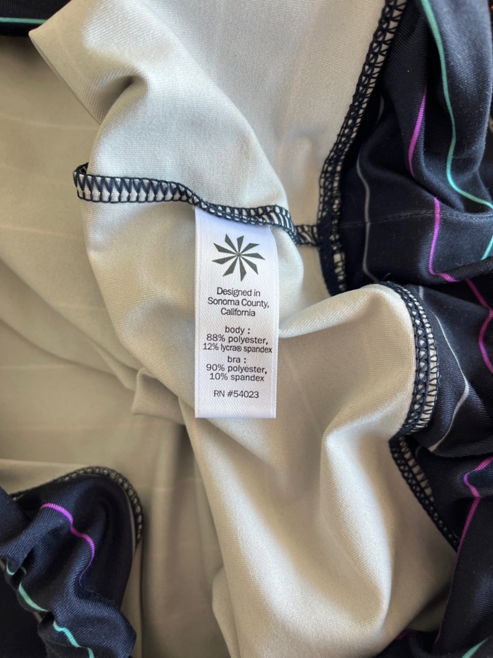 Athleta Racerback Tinker Tank Top Side Tie Built In Bra Padded Athletic Top Sz M - Picture 4 of 11